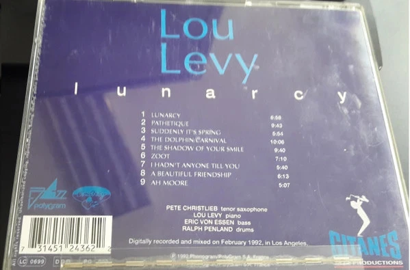 CD Lou Levy "Lunarcy" – photo 2